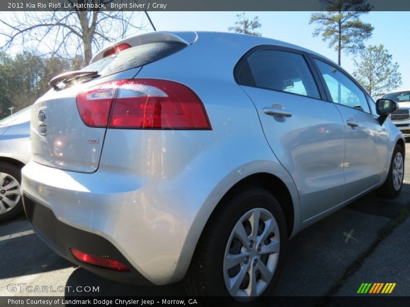 Bright Silver / Gray 2012 Kia Rio Rio5 LX Hatchback