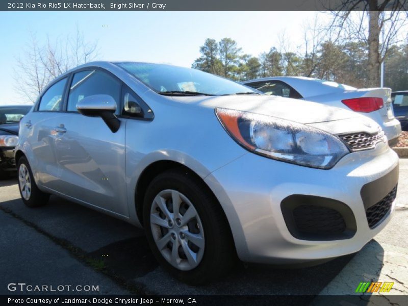 Bright Silver / Gray 2012 Kia Rio Rio5 LX Hatchback