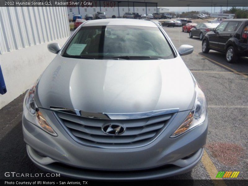 Radiant Silver / Gray 2012 Hyundai Sonata GLS