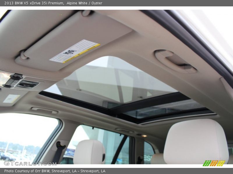 Alpine White / Oyster 2013 BMW X5 xDrive 35i Premium