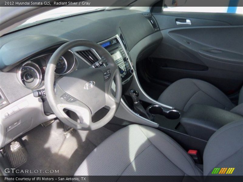 Radiant Silver / Gray 2012 Hyundai Sonata GLS