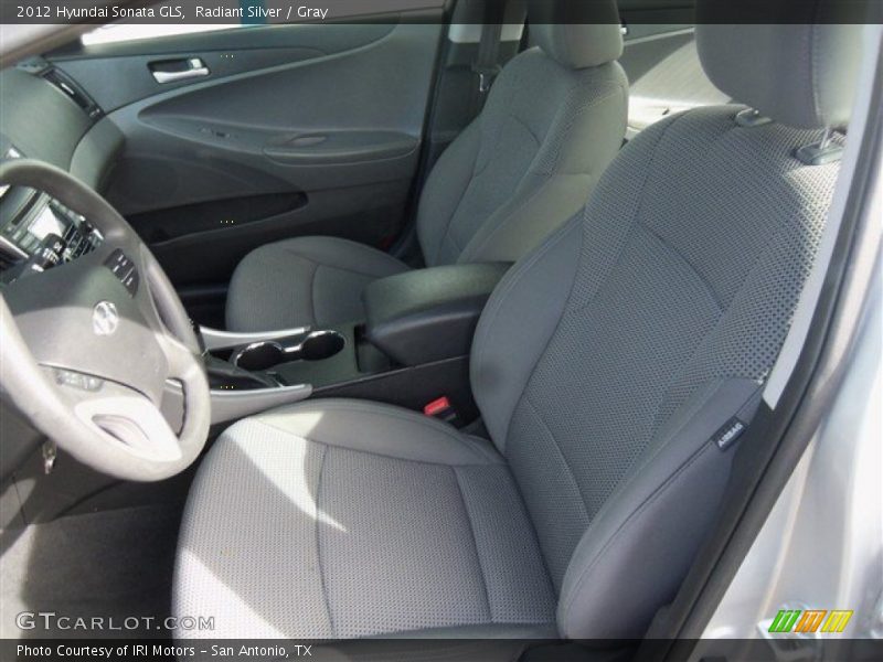 Radiant Silver / Gray 2012 Hyundai Sonata GLS