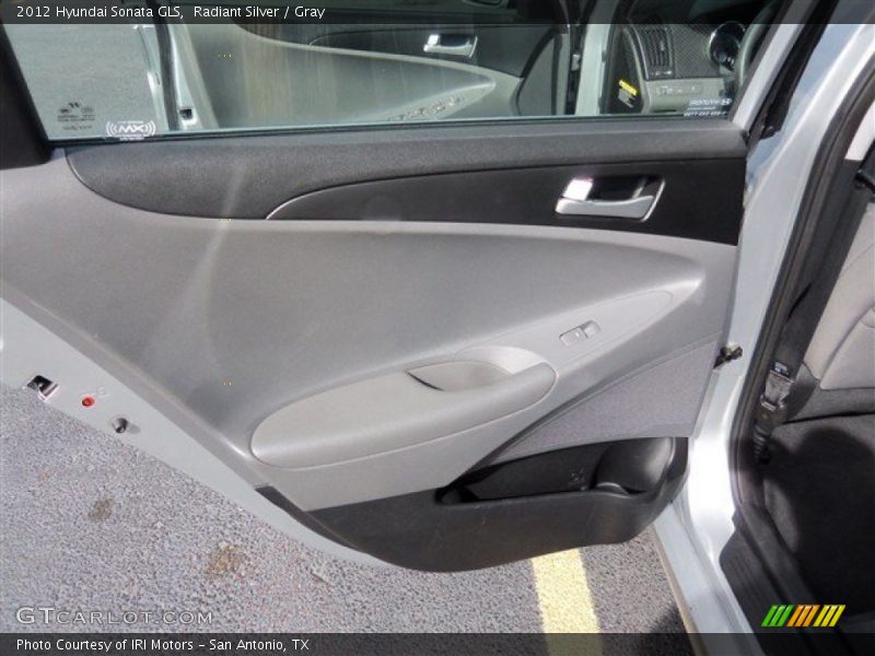 Radiant Silver / Gray 2012 Hyundai Sonata GLS
