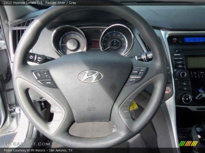 Radiant Silver / Gray 2012 Hyundai Sonata GLS