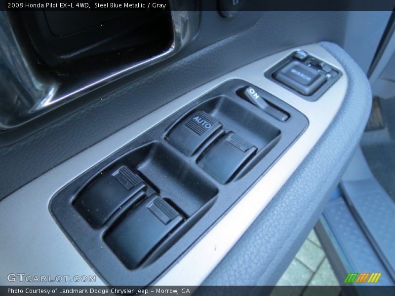 Steel Blue Metallic / Gray 2008 Honda Pilot EX-L 4WD