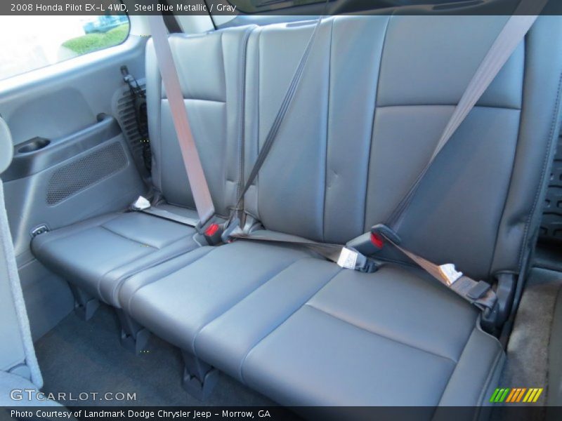 Steel Blue Metallic / Gray 2008 Honda Pilot EX-L 4WD