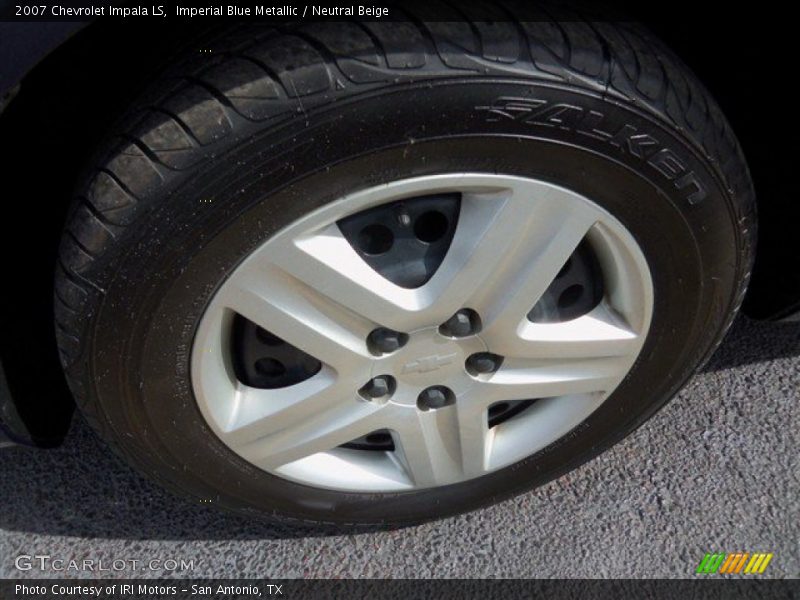 Imperial Blue Metallic / Neutral Beige 2007 Chevrolet Impala LS