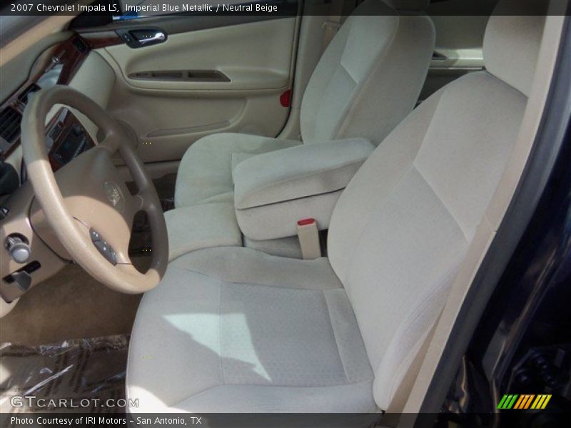 Imperial Blue Metallic / Neutral Beige 2007 Chevrolet Impala LS