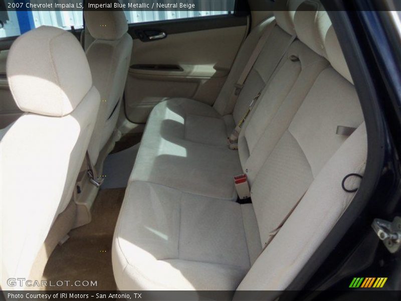 Imperial Blue Metallic / Neutral Beige 2007 Chevrolet Impala LS