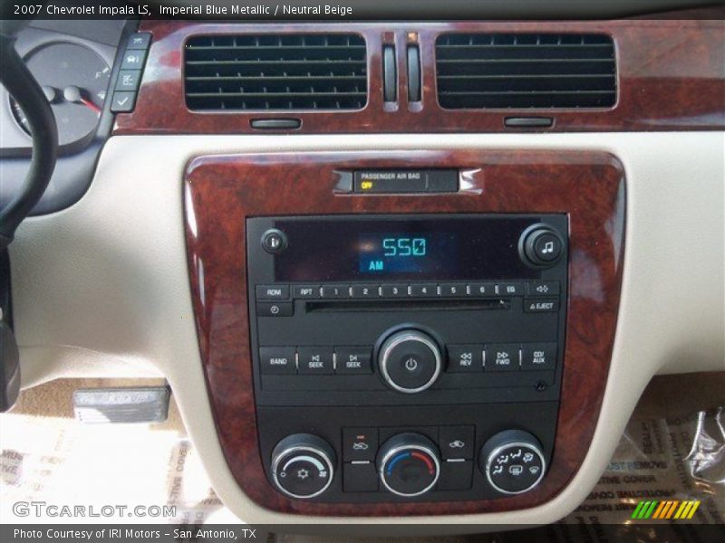 Imperial Blue Metallic / Neutral Beige 2007 Chevrolet Impala LS