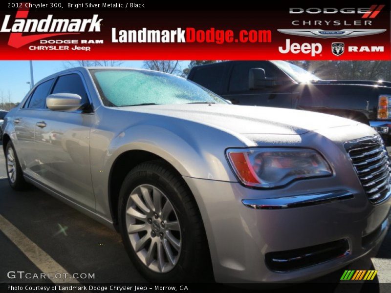 Bright Silver Metallic / Black 2012 Chrysler 300