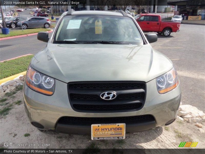 Natural Khaki / Beige 2009 Hyundai Santa Fe GLS