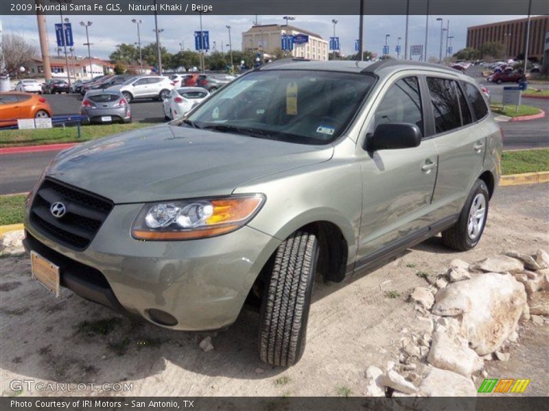 Natural Khaki / Beige 2009 Hyundai Santa Fe GLS