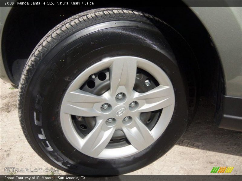 Natural Khaki / Beige 2009 Hyundai Santa Fe GLS