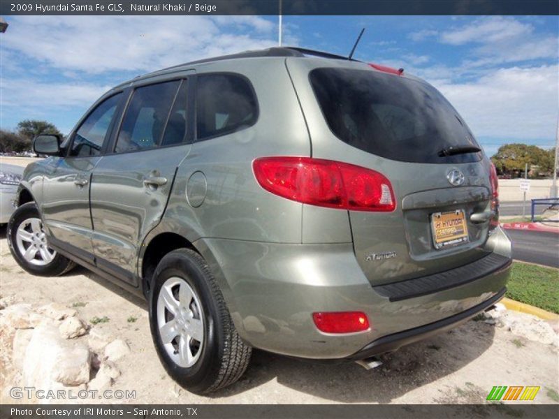 Natural Khaki / Beige 2009 Hyundai Santa Fe GLS