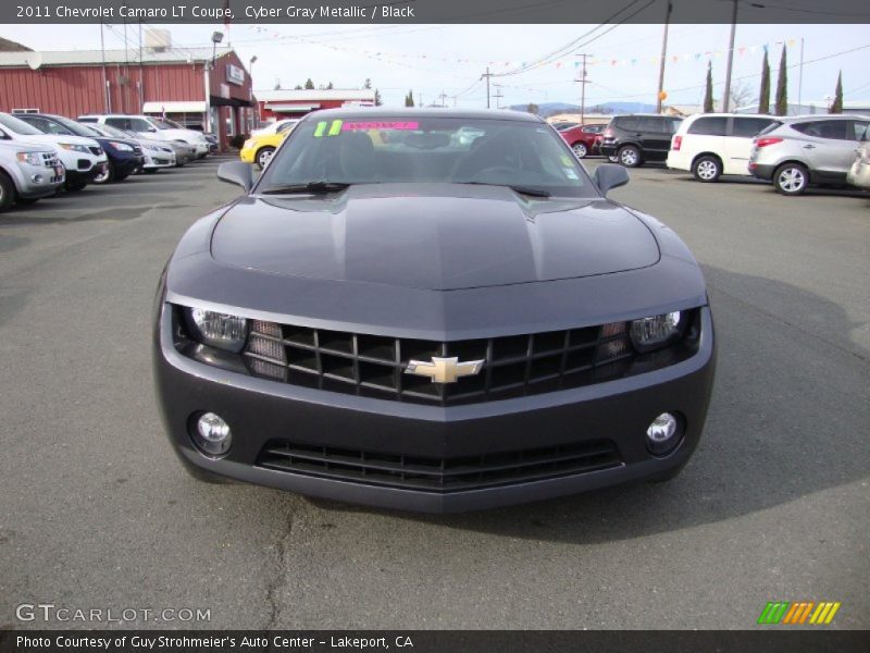 Cyber Gray Metallic / Black 2011 Chevrolet Camaro LT Coupe