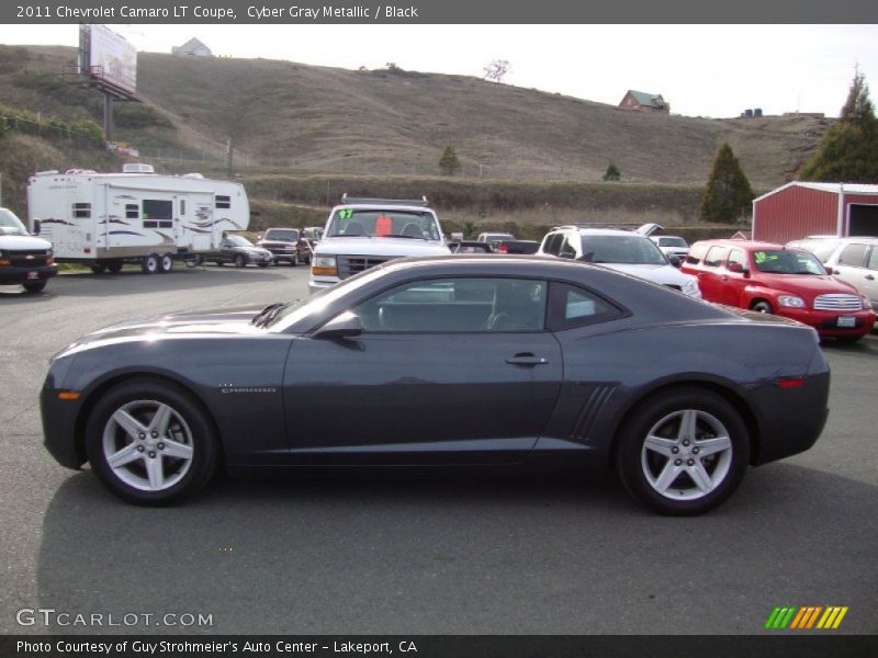 Cyber Gray Metallic / Black 2011 Chevrolet Camaro LT Coupe