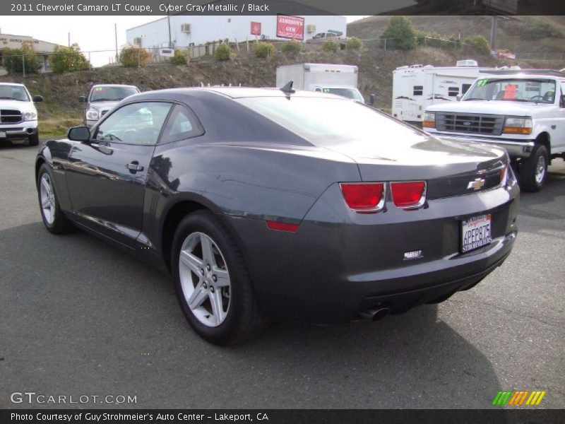 Cyber Gray Metallic / Black 2011 Chevrolet Camaro LT Coupe