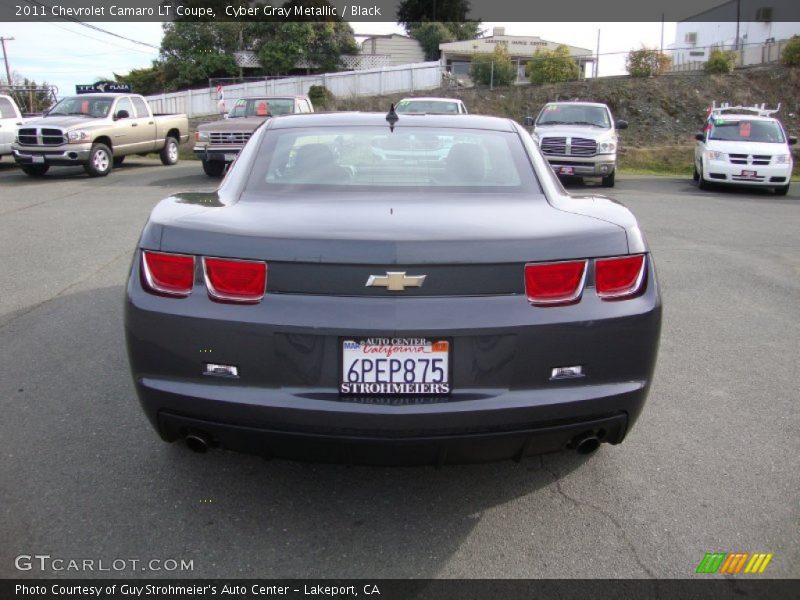 Cyber Gray Metallic / Black 2011 Chevrolet Camaro LT Coupe