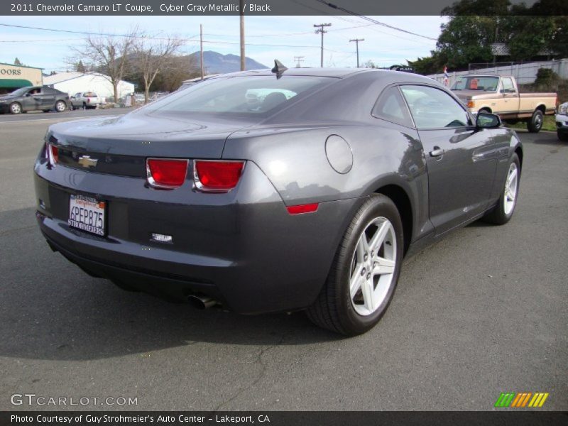 Cyber Gray Metallic / Black 2011 Chevrolet Camaro LT Coupe