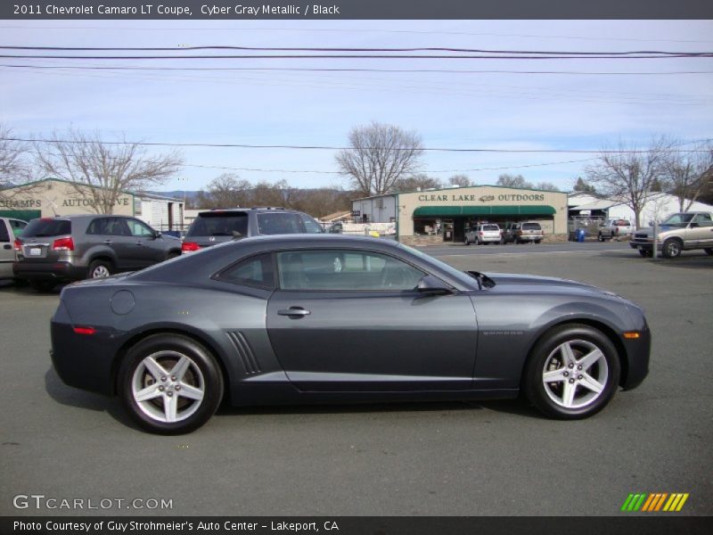 Cyber Gray Metallic / Black 2011 Chevrolet Camaro LT Coupe