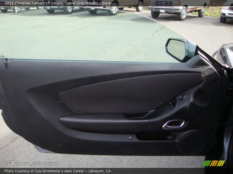 Cyber Gray Metallic / Black 2011 Chevrolet Camaro LT Coupe