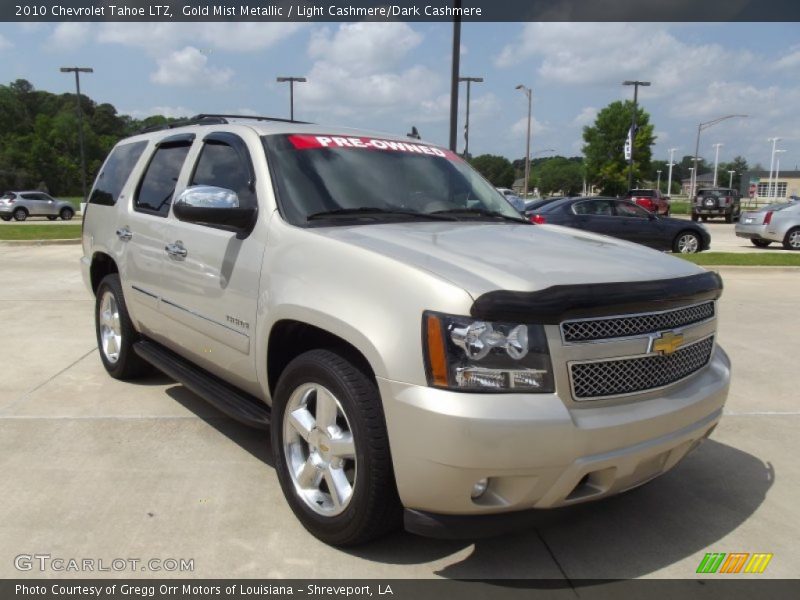Gold Mist Metallic / Light Cashmere/Dark Cashmere 2010 Chevrolet Tahoe LTZ