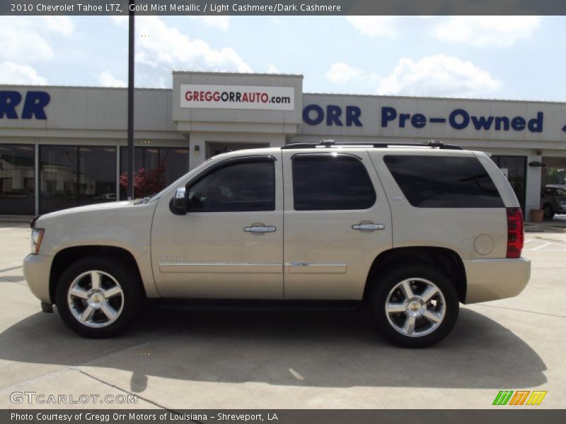 Gold Mist Metallic / Light Cashmere/Dark Cashmere 2010 Chevrolet Tahoe LTZ