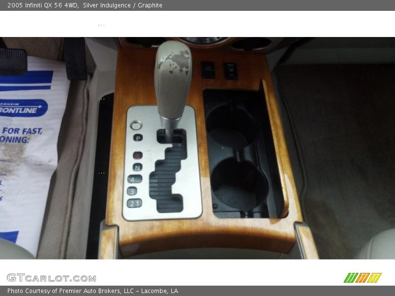  2005 QX 56 4WD 5 Speed Automatic Shifter