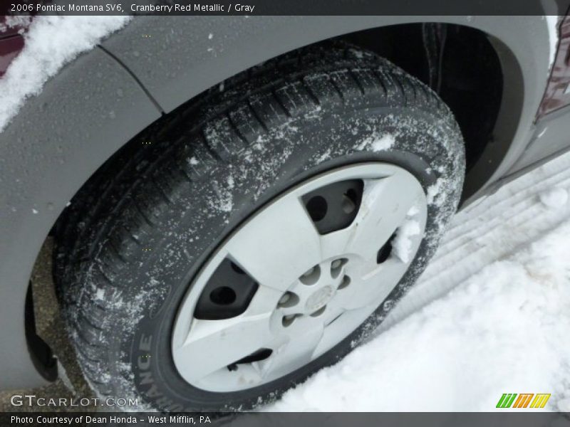 Cranberry Red Metallic / Gray 2006 Pontiac Montana SV6