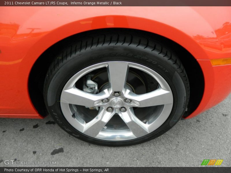 Inferno Orange Metallic / Black 2011 Chevrolet Camaro LT/RS Coupe