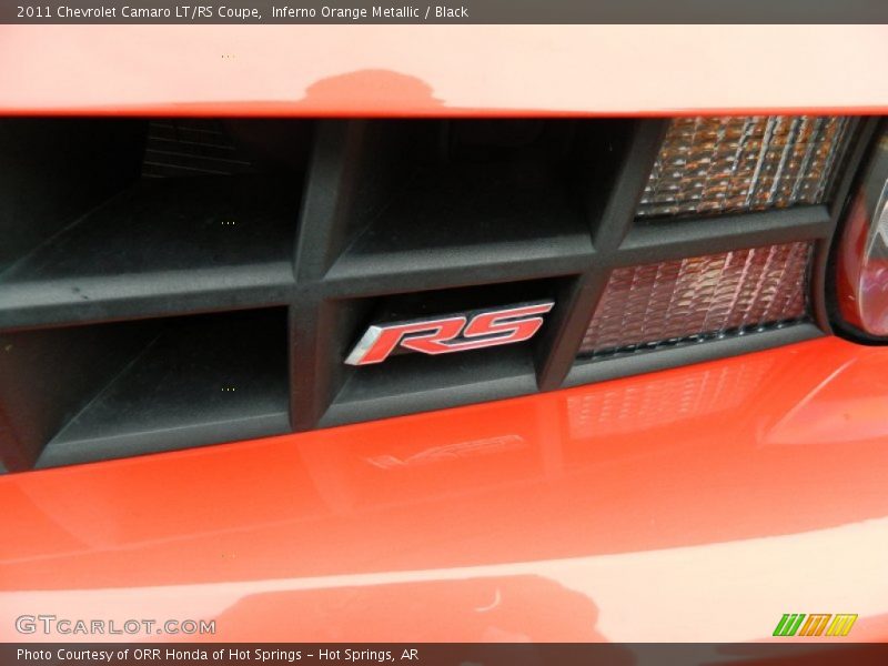Inferno Orange Metallic / Black 2011 Chevrolet Camaro LT/RS Coupe