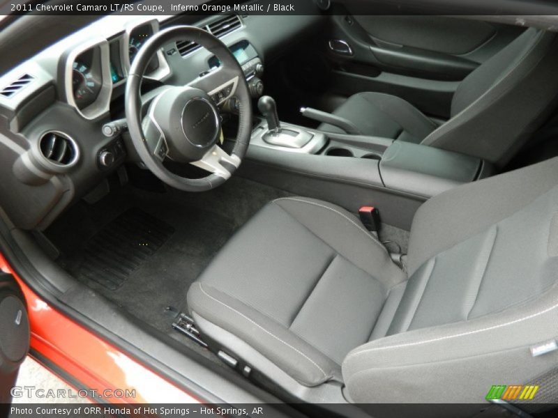 Inferno Orange Metallic / Black 2011 Chevrolet Camaro LT/RS Coupe