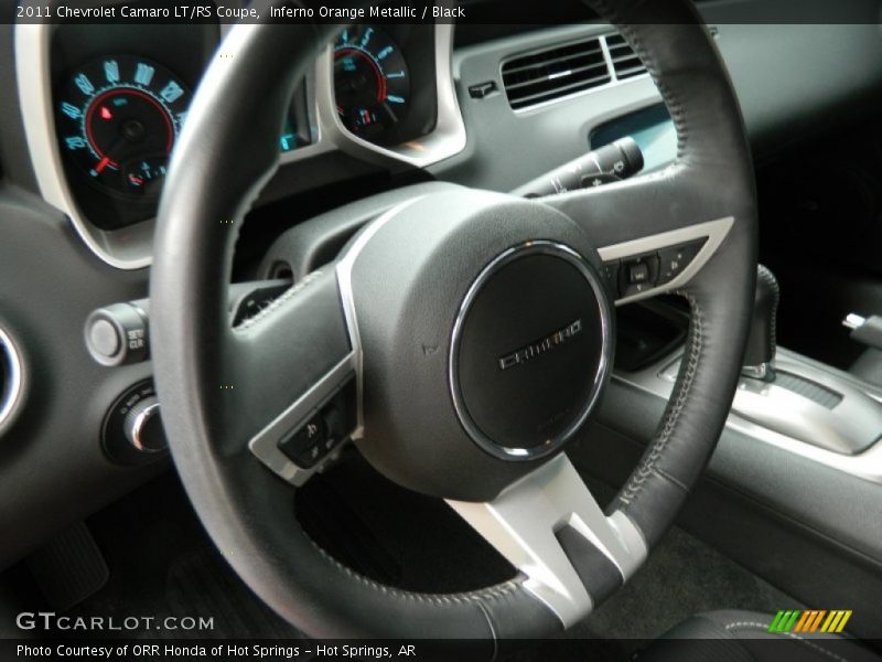 Inferno Orange Metallic / Black 2011 Chevrolet Camaro LT/RS Coupe