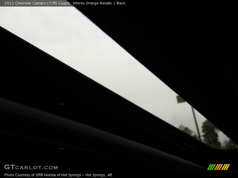 Inferno Orange Metallic / Black 2011 Chevrolet Camaro LT/RS Coupe