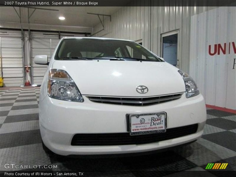 Super White / Bisque Beige 2007 Toyota Prius Hybrid