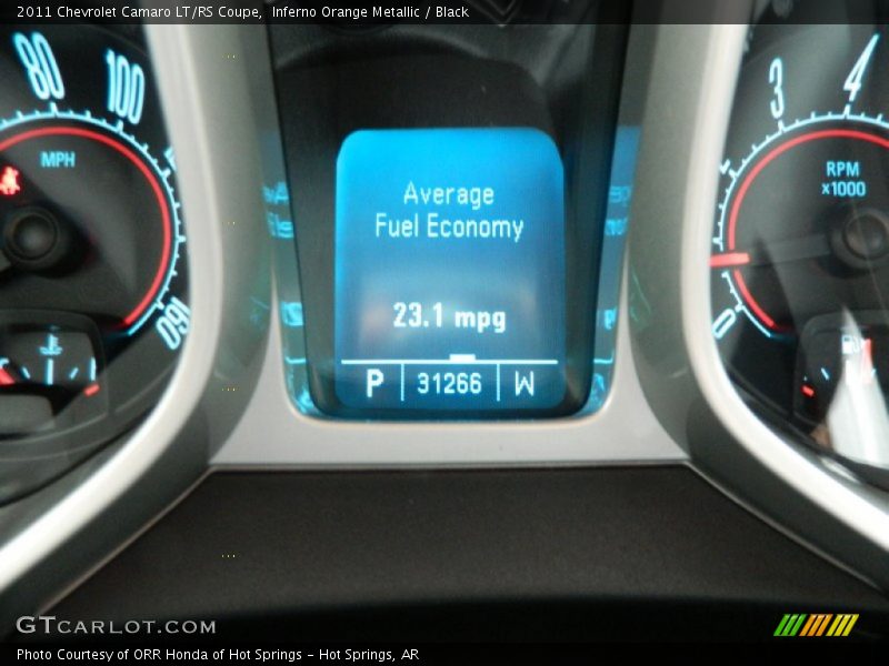 Inferno Orange Metallic / Black 2011 Chevrolet Camaro LT/RS Coupe