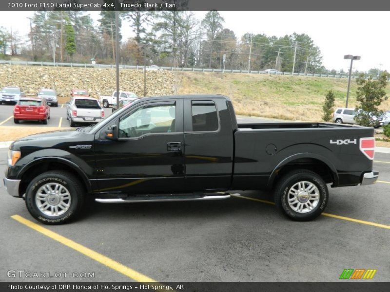 Tuxedo Black / Tan 2010 Ford F150 Lariat SuperCab 4x4