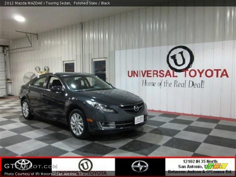 Polished Slate / Black 2012 Mazda MAZDA6 i Touring Sedan