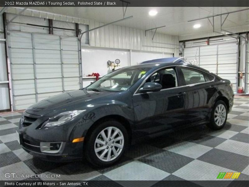 Polished Slate / Black 2012 Mazda MAZDA6 i Touring Sedan