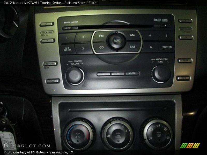 Polished Slate / Black 2012 Mazda MAZDA6 i Touring Sedan