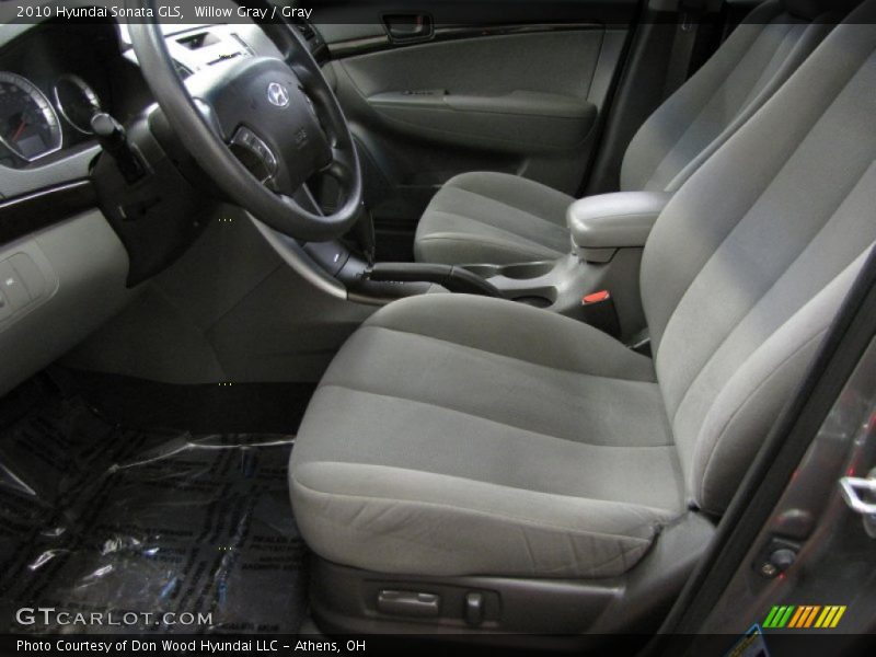 Willow Gray / Gray 2010 Hyundai Sonata GLS