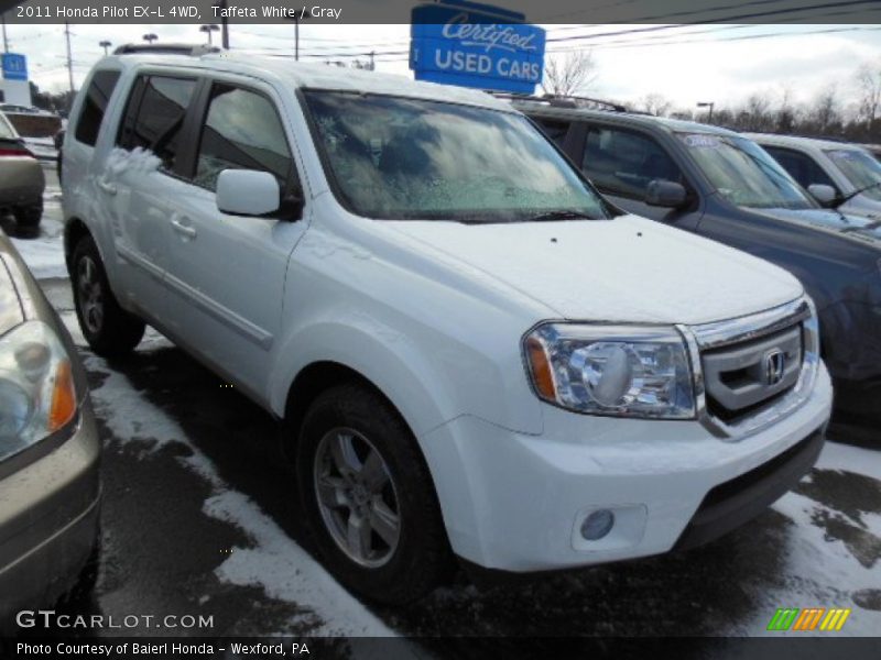 Taffeta White / Gray 2011 Honda Pilot EX-L 4WD