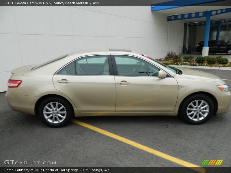 Sandy Beach Metallic / Ash 2011 Toyota Camry XLE V6