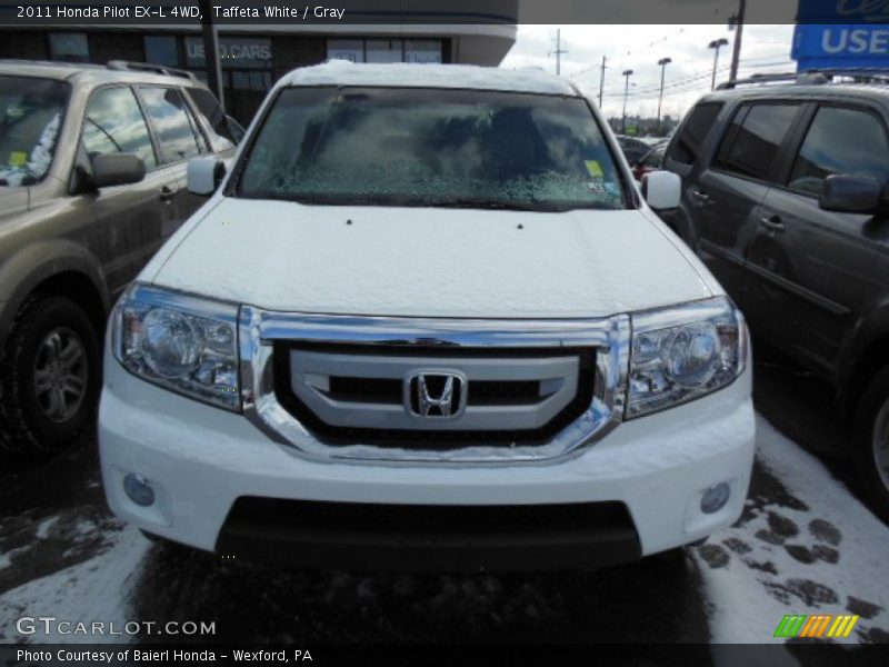 Taffeta White / Gray 2011 Honda Pilot EX-L 4WD