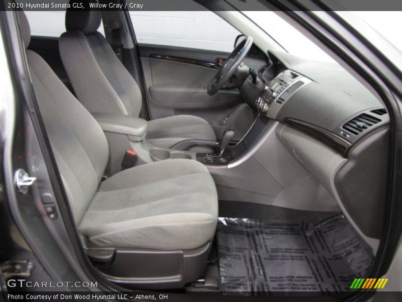 Willow Gray / Gray 2010 Hyundai Sonata GLS