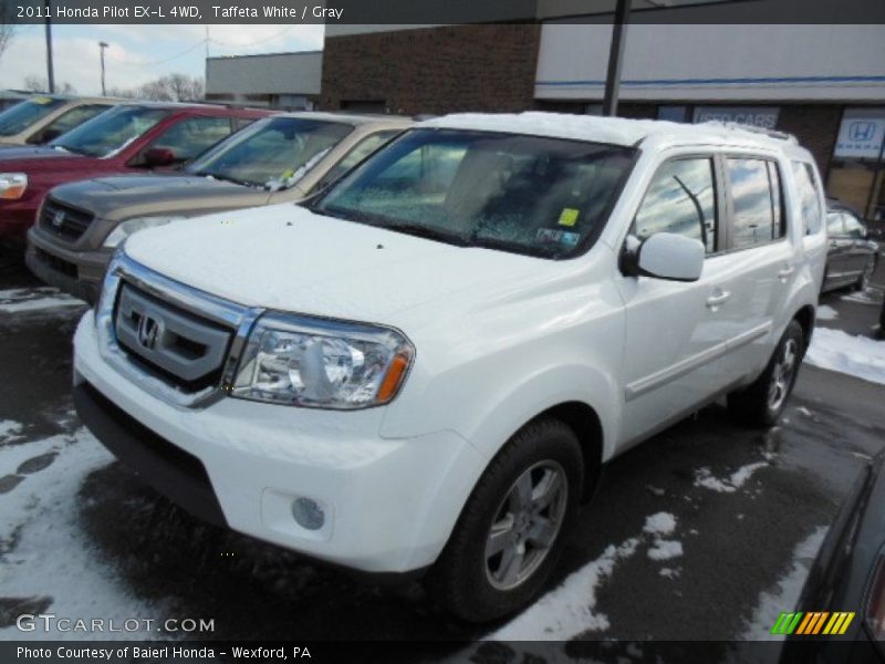 Taffeta White / Gray 2011 Honda Pilot EX-L 4WD