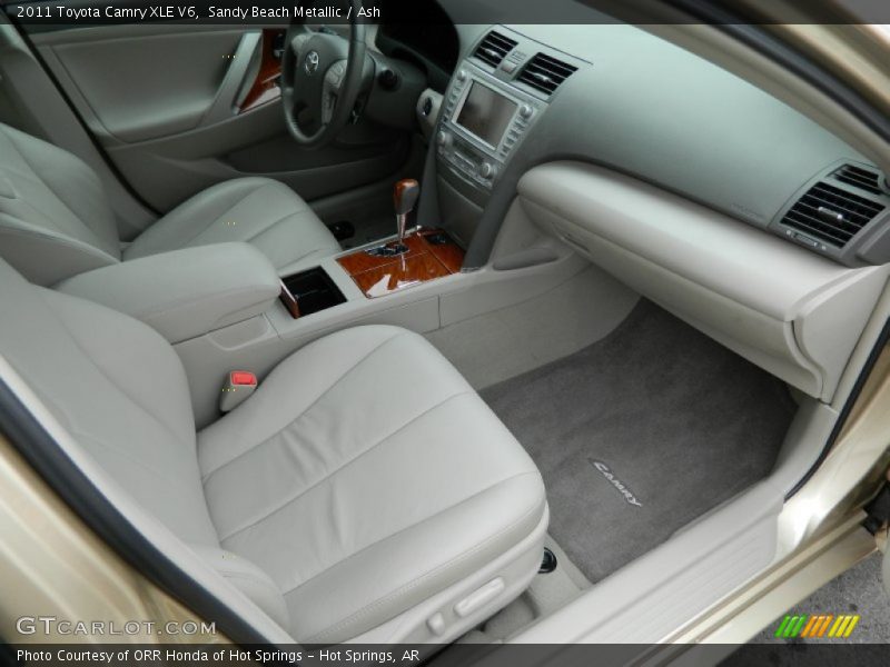 Sandy Beach Metallic / Ash 2011 Toyota Camry XLE V6