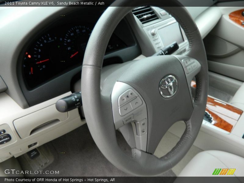 Sandy Beach Metallic / Ash 2011 Toyota Camry XLE V6