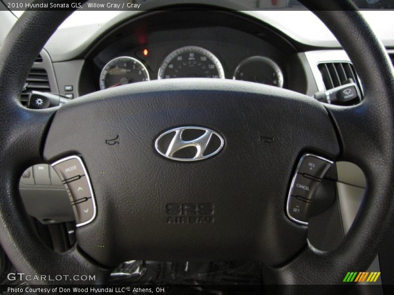 Willow Gray / Gray 2010 Hyundai Sonata GLS